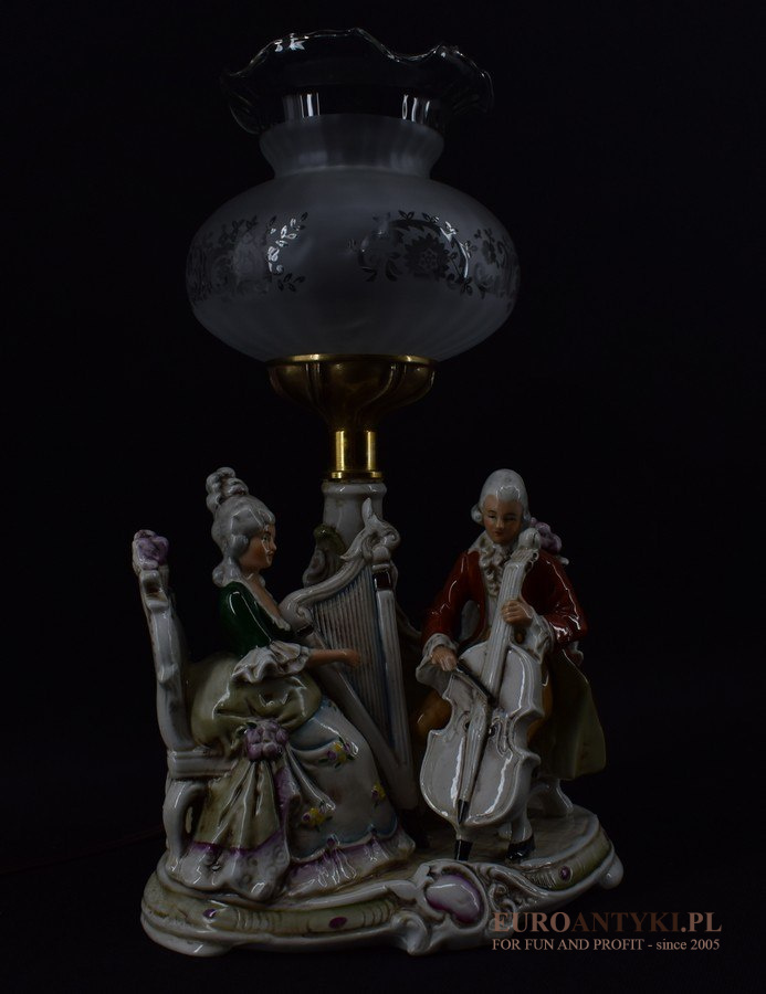 lampka porcelanowa